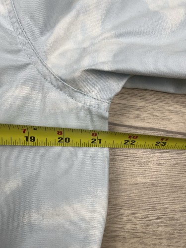 VTG Ralph Lauren Naval Supply Barn Coat Womens P/M Beach Print Tropical Blue - Picture 7 of 12