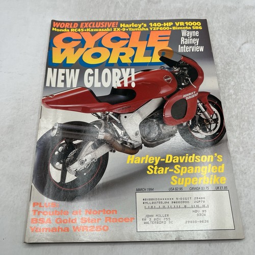 Cycle World Motorcycle Magazine 1994 Lot of 9 Issues Honda Suzukis Yamaha BMW - Picture 5 of 11