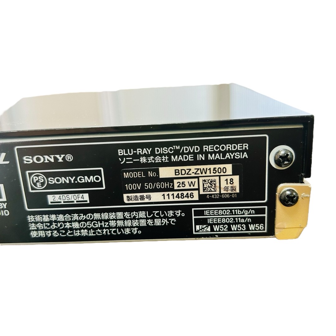 プレーヤー SONY Blu-ray(BDZ-ZW1500) SONY BDZ-ZW1500 価格比較 - 価格.com