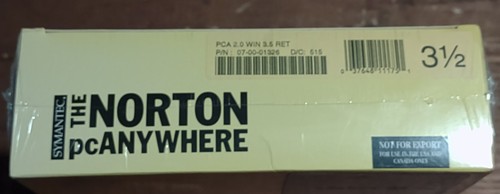 Symantec Norton PC Anywhere Software Ver 2.0 Vintage 3.5 Floppy Win 95 DOS 3.3 - Bild 6 von 7