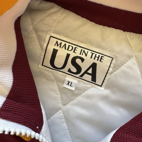 Vintage 1990's Mens XL USC Trojans California College Satin USA Made Jacket - Picture 5 of 12