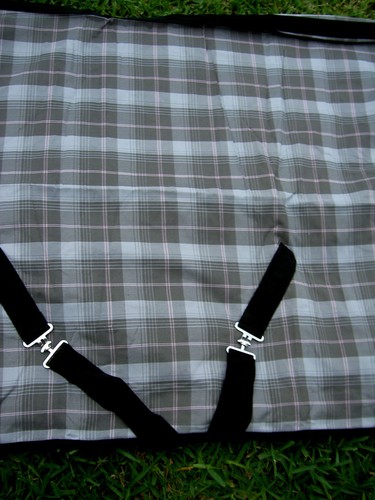 Pferd Baumwolle Bettlaken Decke Teppich Sommer Frühling schwarz grau 5301 - Bild 3 von 5