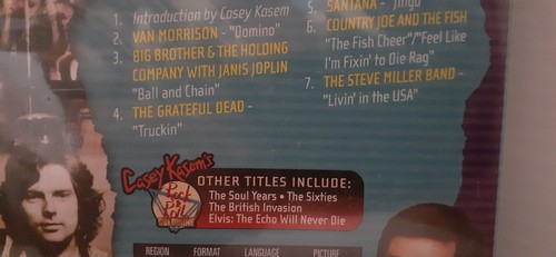 Casey Kasems Rock N Roll Goldmine - The San Francisco Sound (DVD, 2004) NEW - Picture 9 of 12
