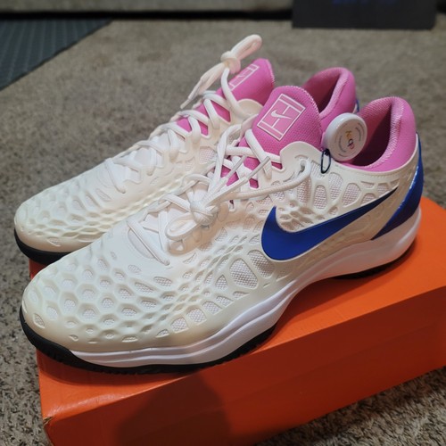 Nike Zoom Cage 3 White Pink Blue Size 15 - Picture 1 of 9
