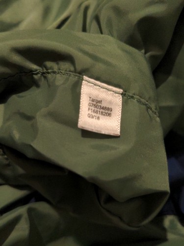 Target Youth Kids Reversible Jacket Green/Blue Pockets Snap Closure Small 6/7 - Picture 10 of 10
