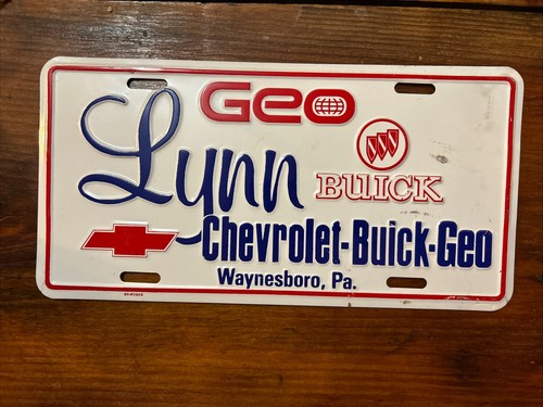 Lynn Chevrolet Buick GeoLicense Placa Booster Concesionario Wanyesboro Pa Chevy - Imagen 6 de 6