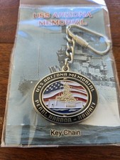 Keychain Pearl Harbor Hawaii 1.5 inch Oval