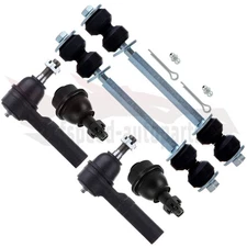 6pcs Front Lower Ball Joint Tie Rod End For 2002-2006 Chevrolet Avalanche 2500