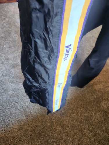 NFL MINNESOTA VIKINGS Invierno Puerta Trasera Pantalones Impermeables A Prueba de Viento Para Hombres Lg NUEVO Etiqueta - Imagen 5 de 14