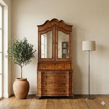 Trumeau Ancien Noyer Bruyère de Noyer Tiroirs Italie XXe Siècle