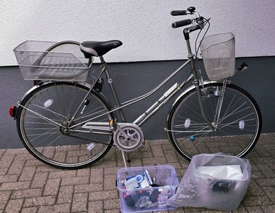 Damen City Fahrrad, KTM  SORENTO , Farbe Silber , sehr guter Zustand, 28 Zoll