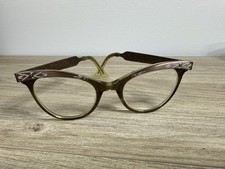 1950  s Women  s Glasses Brown/copper Frame w/bifocal lenses, Size 5 1/2