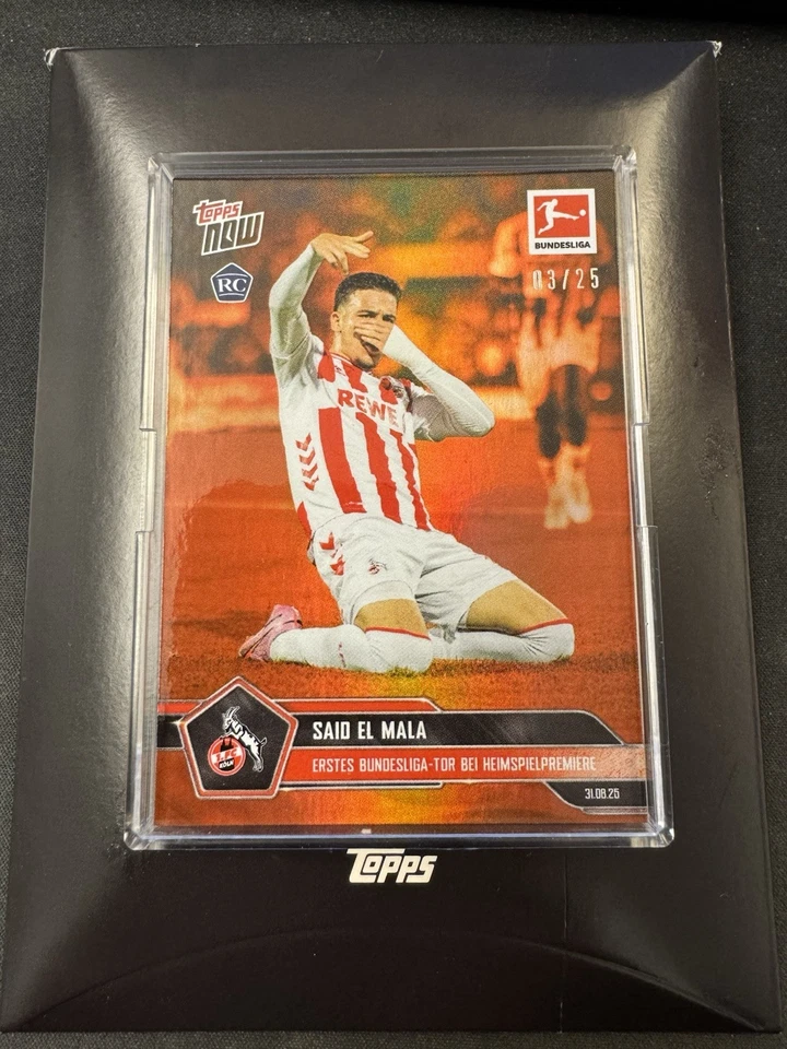 Topps Now RC/Rookie Said El Mala /25 Erstes Bundesliga Tor