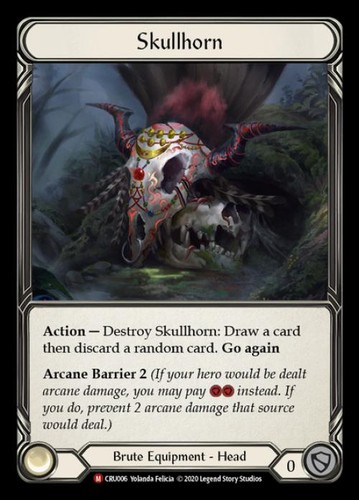 Flesh and Blood FAB Skullhorn NM UnlimitedNormal Crucible of War