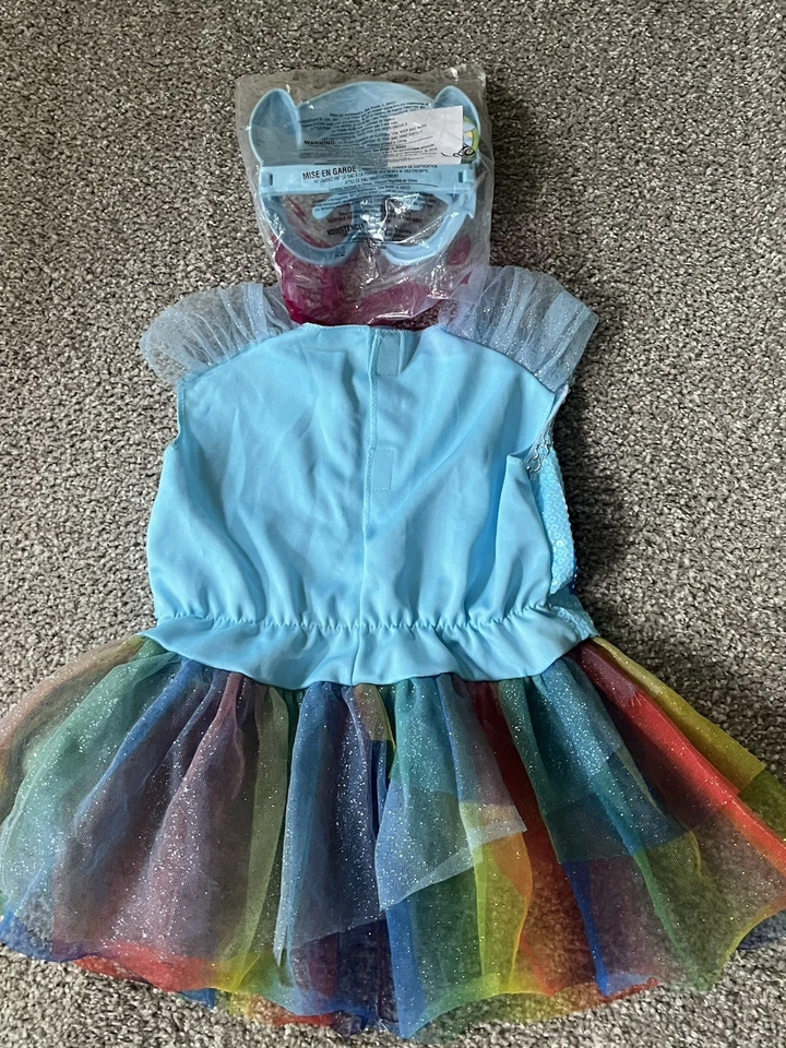 My little pony costume 4-6X Blue dress with mask movie mask - Image 3 of 4