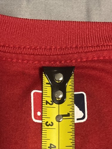 Nike BSBL XL Washington Nationals Dri Fit MLB Baseball Shirt rot EUC 100 % Poly - Bild 10 von 11