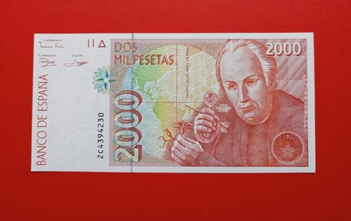 SC / UNC 2000 pesetas 1992 serie 2C Segunda emisión CELESTINO España Spain