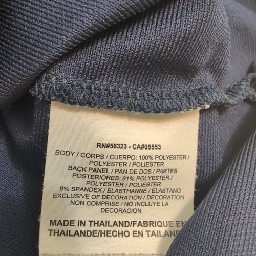 Nike Dri Fit Golf Polo Solid Navy Blue, Herren XL Lightweight Stretch Back Swoosh - Bild 7 von 9