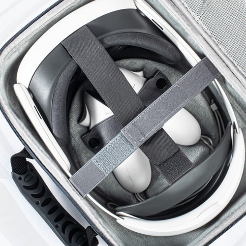 Sophisticated Gray Nylon Case for Organizing Your For Quest Accessories - Picture 9 of 12