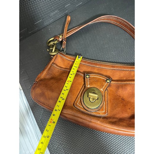 COACH 65th Anniversary Legacy Vachetta Whiskey Leather Turnlock Bag Purse 10326 - Bild 7 von 16