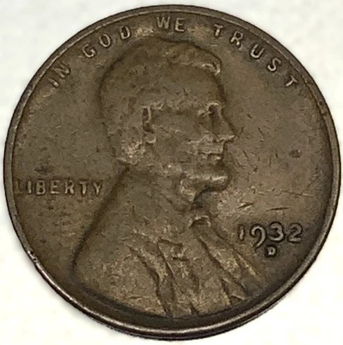 1932-D Lincoln Wheat Cent Penny 1c ~Fine Condition Early Date~ 2248