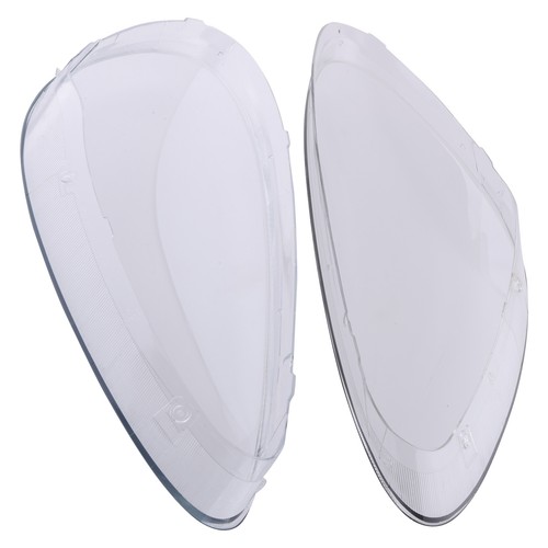 Left+Right Headlamp Headlight Lens Cover For Porsche Cayenne 2011-2014 Clear - Picture 2 of 6