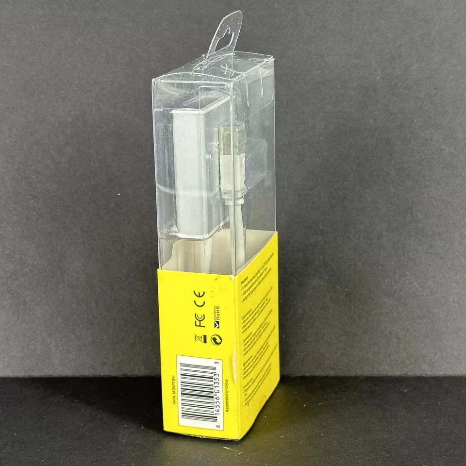 KANEX CABLE MINI DISPLAYPORT TO DVI ADAPTER FOR MACBOOK IADAPTDV - WHITE - Image 2 of 4