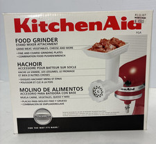 KitchenAid Meat Food Grinder Stand Mixer Attachment - White