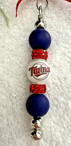 Handgefertigte Minnesota Zwillinge Ornament-Perlen MLB Fan Geschenk-Baseball Dekor - Bild 3 von 4