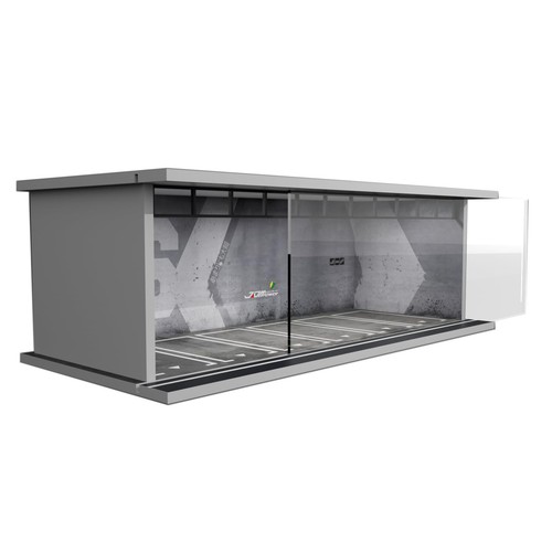 Hot Diecast Wheels Display Case - 1/64 Scale Model Car Display Case with LED ...