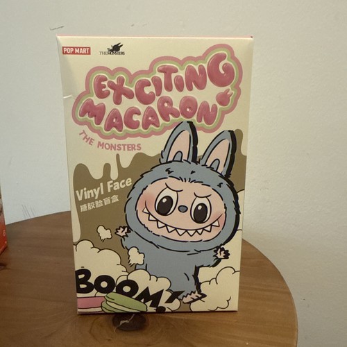 NEU Labubu die Monster aufregend Macaron Vinyl Gesicht Single Blindbox POP MART