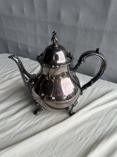 WEBSTER WILCOX AMERICAN BEAUTY ROSE MIDCENTURY ÄSTHETISCHES KAFFEE-TEESERVICE MIT FUSS - Bild 5 von 8