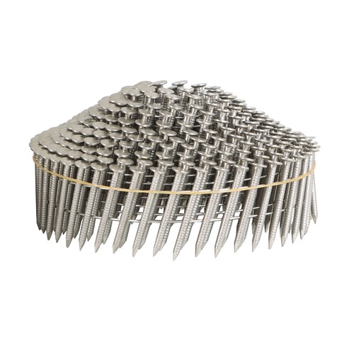 3600 Stck. 1-1/4” × 0,09” Abstellgleis Nägel Ringschaft 15 Grad Draht Spule Edelstahl - Bild 6 von 14