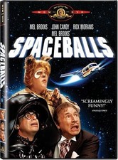 SPACEBALLS (DVD) VG Disc + Cover Art - NO CASE