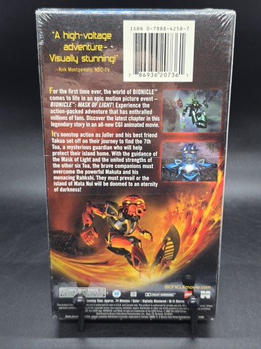 Bionicle: Maske des Lichts Der Film Neu (VHS) Hype Aufkleber Buena Vista Wasserzeichen - Bild 8 von 10