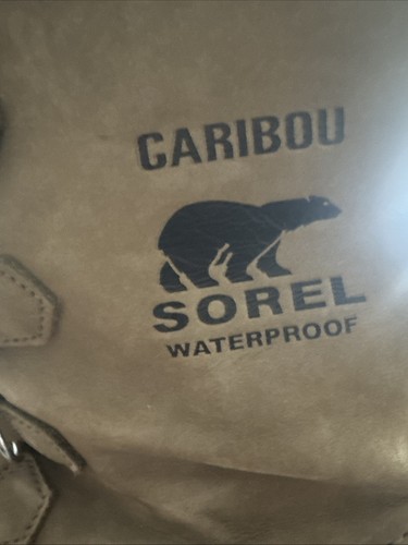 Sorel Caribou Mens Snow Boots Size 12 Brown. Rubber Leather Waterproof - Picture 4 of 4
