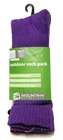 Mountain Warehouse 3 Pack Ladies Outdoor Socks : UK 4-7 - BNIP