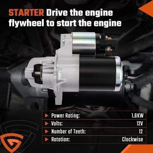 Replacement Starter Motor for Chevy Buick Cadillac GMC 3.6L 17997 D - Picture 3 of 24