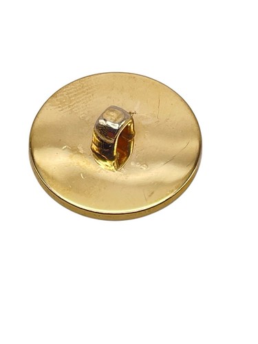 Burberry Prorsum Knight Gold tone metal Main Front Replacement button .80" - Picture 3 of 4