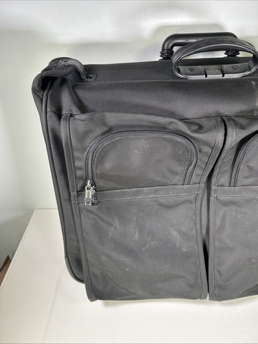 Tumi Borsa Porta Indumenti Nera Alpha Due Ruote 2231D3 Viaggio Esteso Armadio Avvolgibile - Foto 4 di 17
