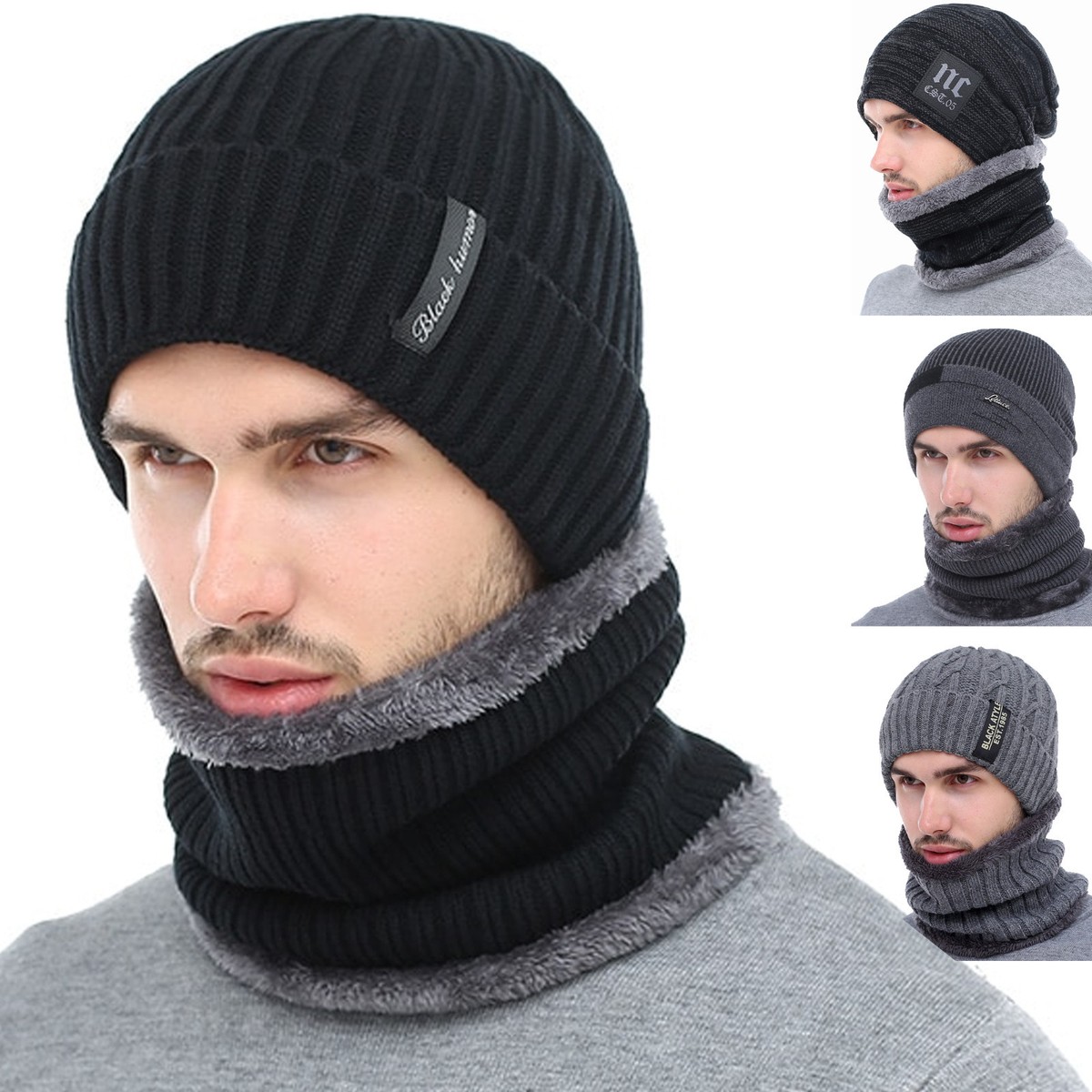 cappello e sciarpa uomo