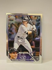 2023 Topps Chrome Rookie Card RC Michael Toglia Colorado Rockies!  B12