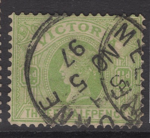 VICTORIA SG333 1897 11/2d APPLE-GREEN GEBRAUCHT