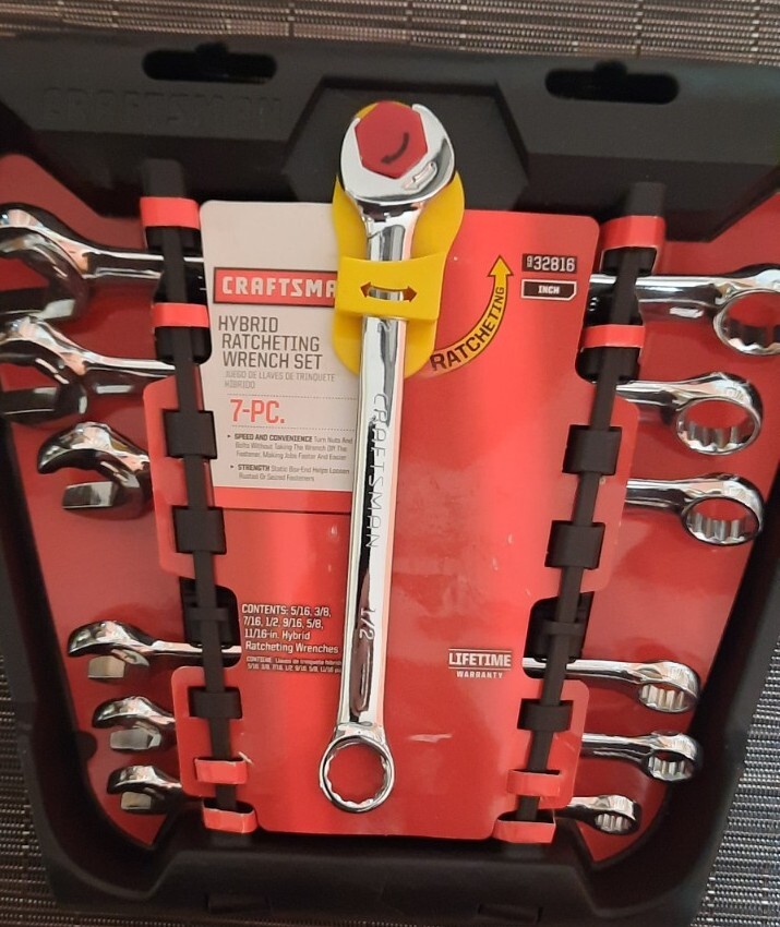 7 piece craftsman ratcheting wrench set discount