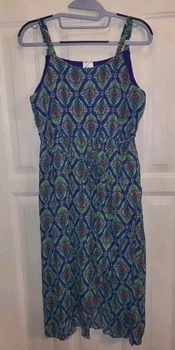 Disney DSigned Purple Multicolor Tropical Wrap Dress Size XL W28