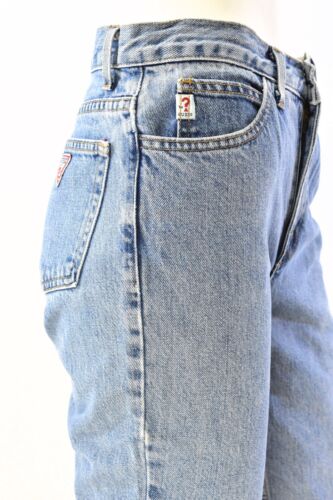 90s Vintage Guess Jeans For Women Light Stone Wash Size 0 or 2 Tapered Leg - Picture 3 of 7