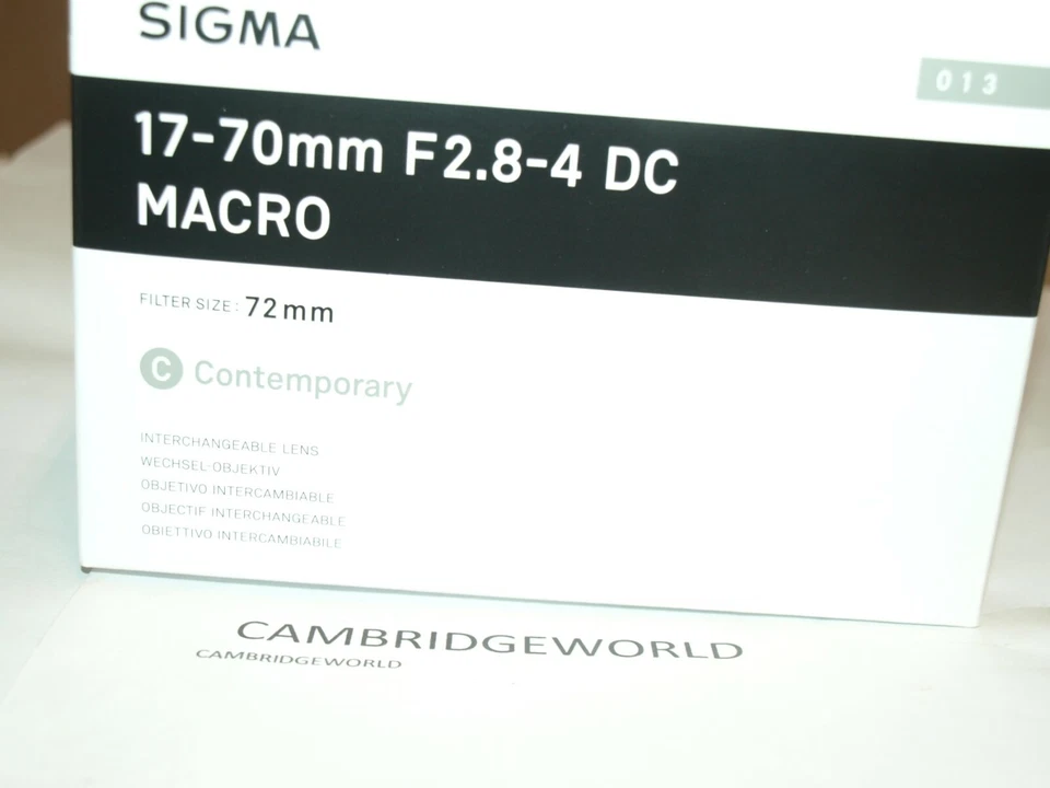 SIGMA 17-70mm F2.8 COMTE DC  HSM ZOOM LENS f PENTAX NEW in FACTORY BOX & HOOD - Image 2 of 3