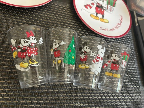 Pottery Barn holiday Christmas Mickey Mouse Disney kid party Birthday Cup SET 4 - Picture 18 of 23