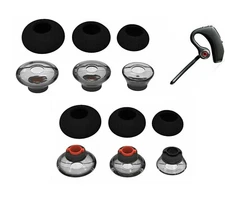 12 pcs. Ear Tips Kit Gels + Foams Cushion for Plantronics Voyager 5200 5220 5210