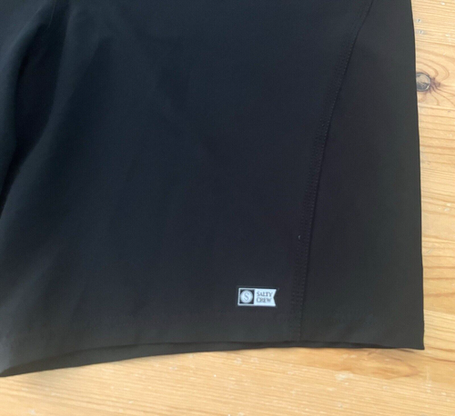 SALTY CREW Board Shorts Mens Size 32 Black Pinnacle Cargo Trunks Stretch Pockets - Picture 12 of 22
